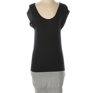 T by Alexander Wang Black and Gray Dress XS